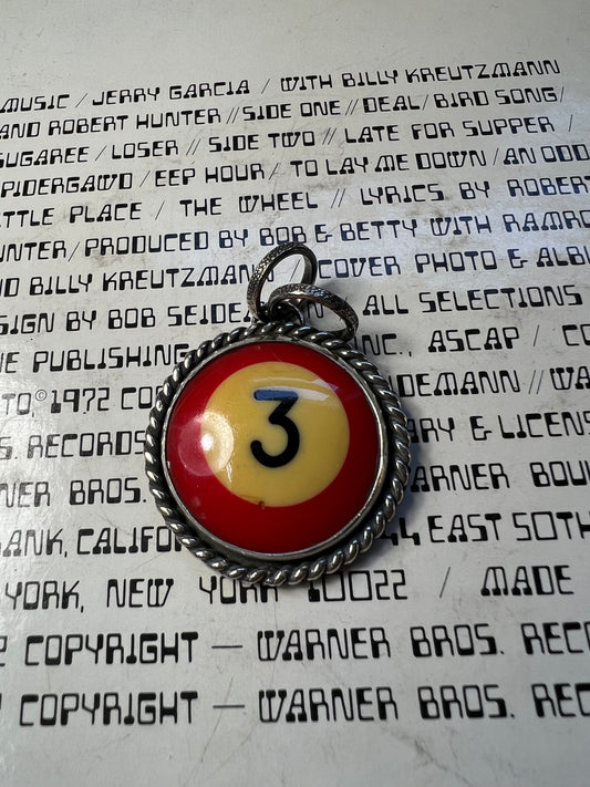 Billiard ball pendant