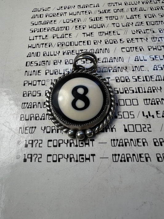 Billiard ball pendant