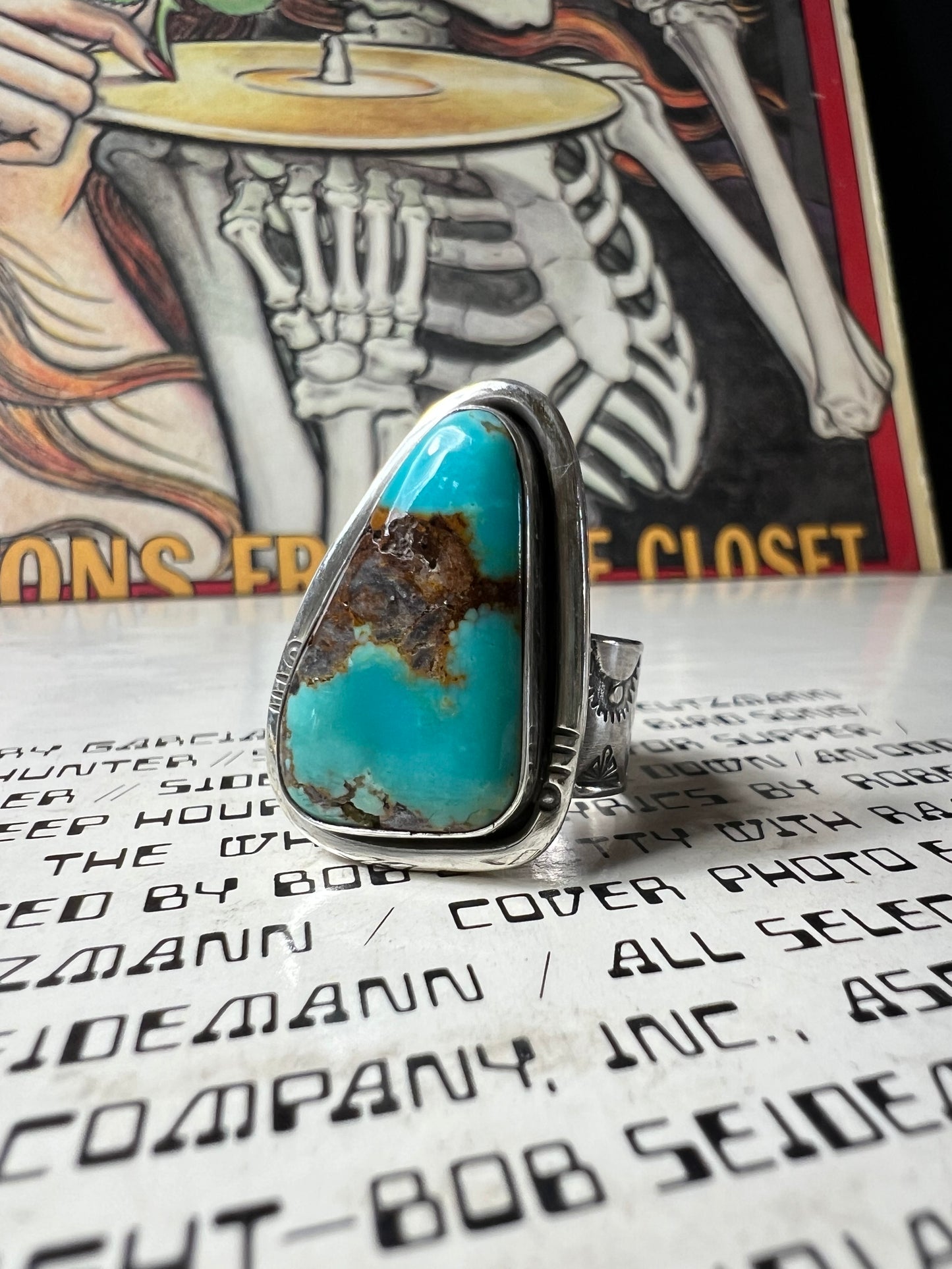 Bisbee hand stamped ring