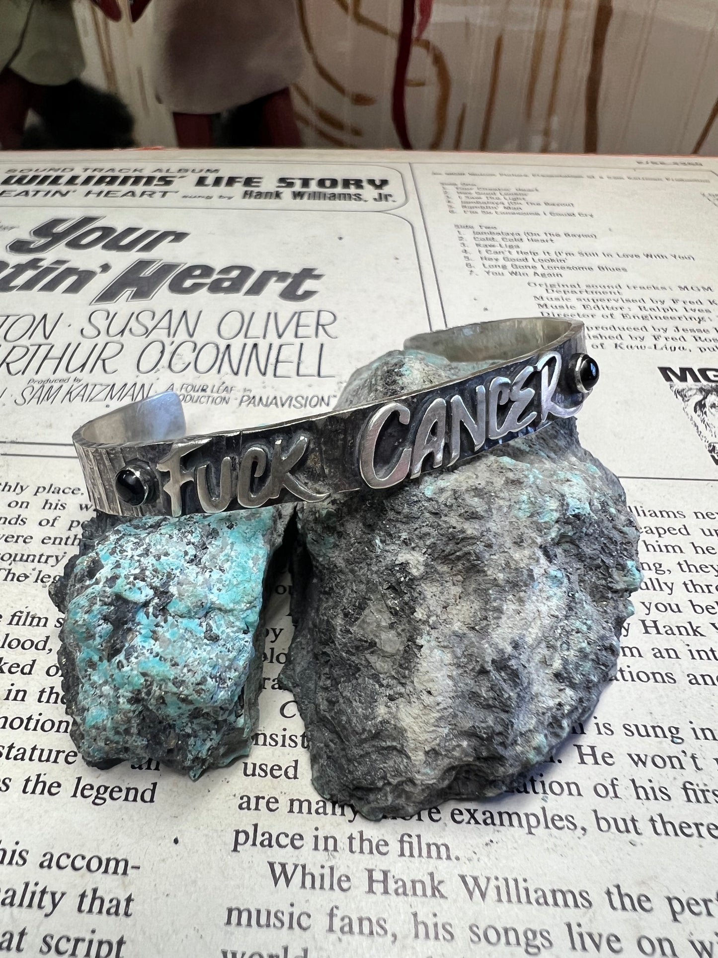 F#ck cancer bracelet