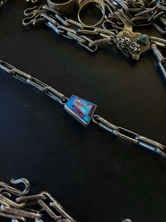 Grateful J Charm Bracelet