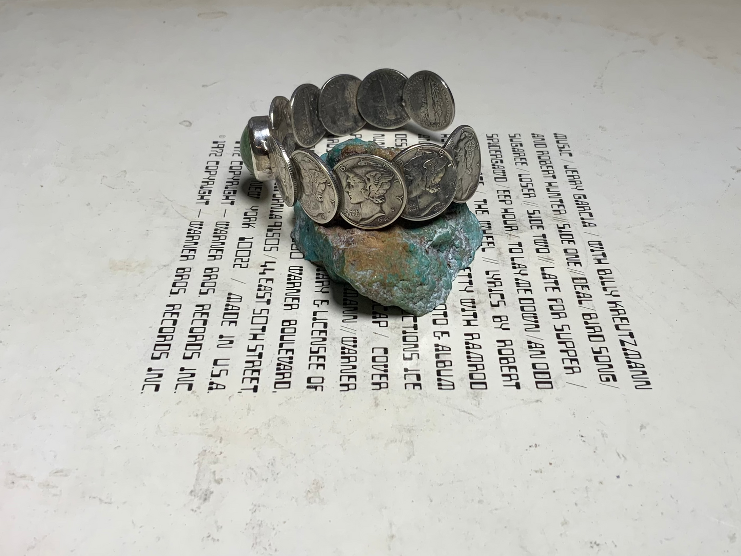 Grateful j mercury dime bracelet