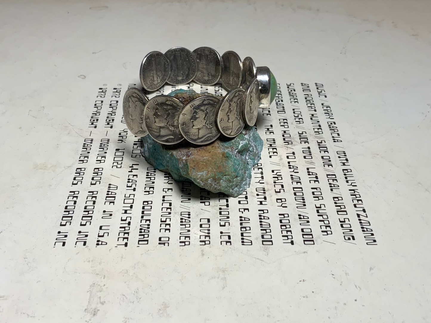 Grateful j mercury dime bracelet