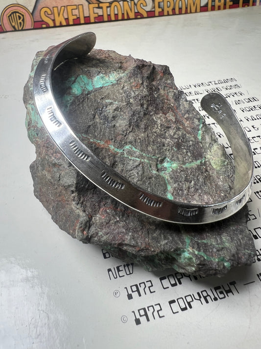 Triangle stamped bracelet