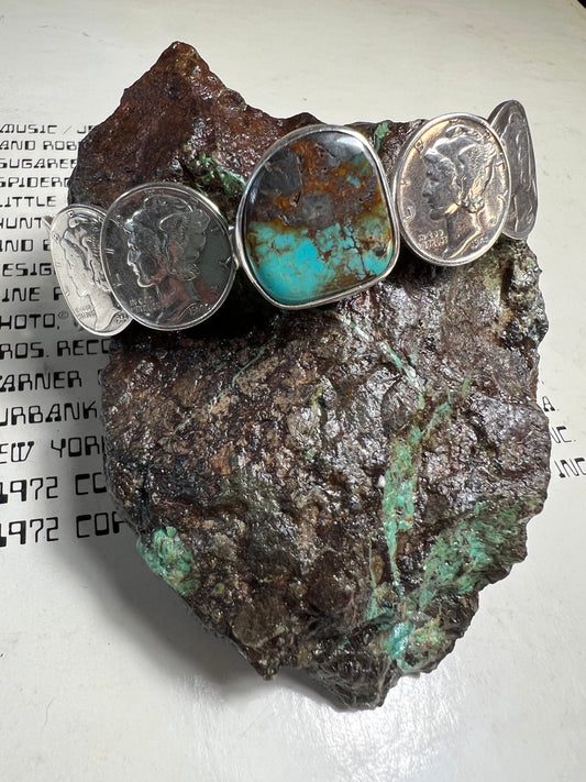 Mercury dime bracelet