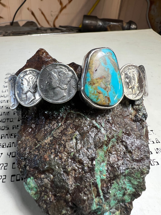 Mercury dime bracelet